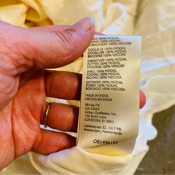 Free People Audrey Ruffled Embroidered Maxi Dress Copper Rose Rare - Picture 13 of 13